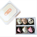 6pcs Triple Bears & Paws Chocolate Strawberries Gift Box